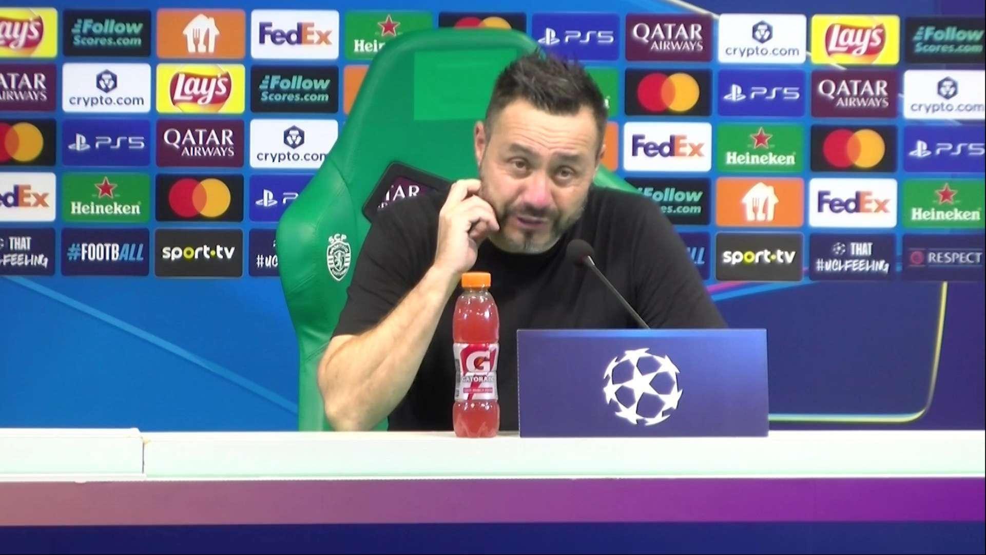 Sporting-OM : Roberto De Zerbi "En première il n'y avait qu'une équipe sur le terrain, c'était l'OM"