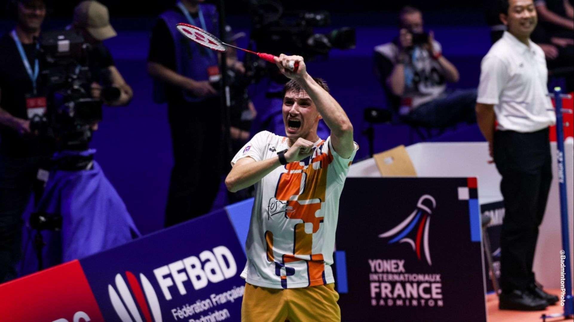 HISTORIQUE ! Christo Popov renverse le n°2 mondial et s'offre une finale aux Internationaux de France de badminton