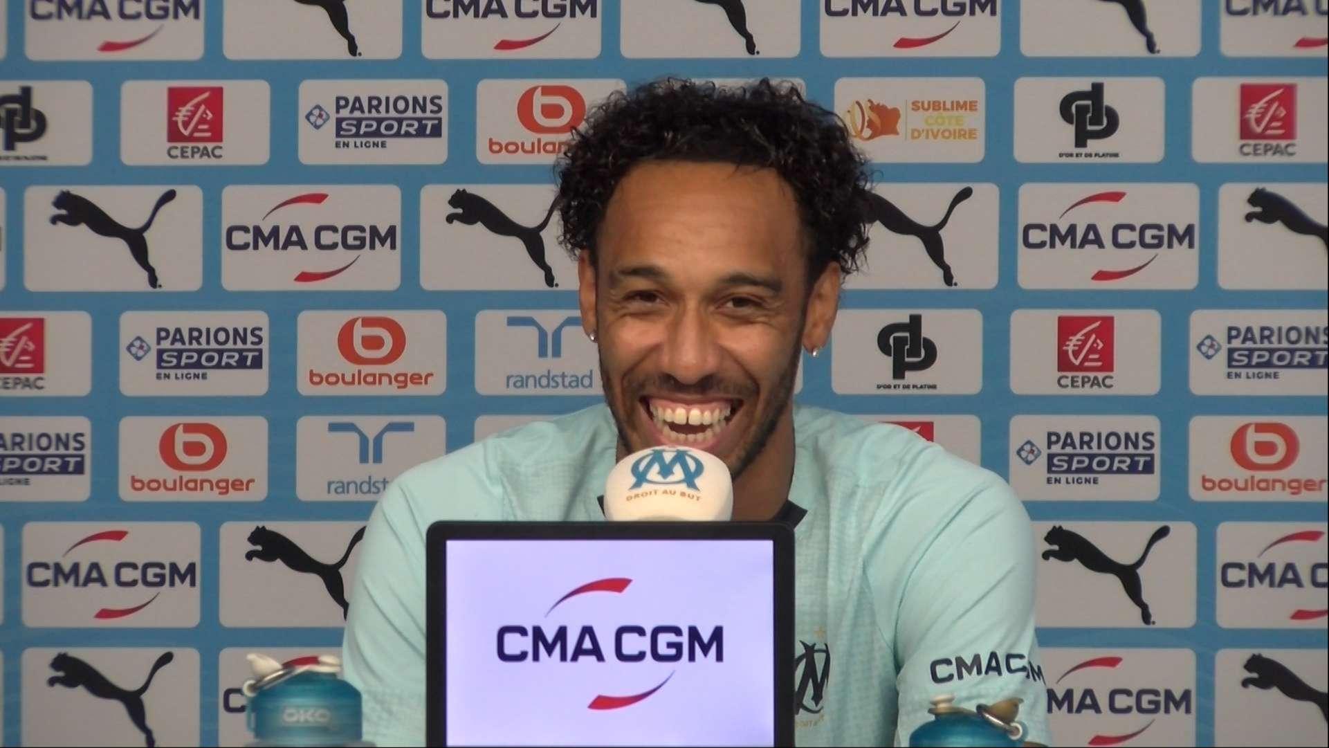 OM-Angers : Aubameyang "il faut garder cette mentalité au Vélodrome !"