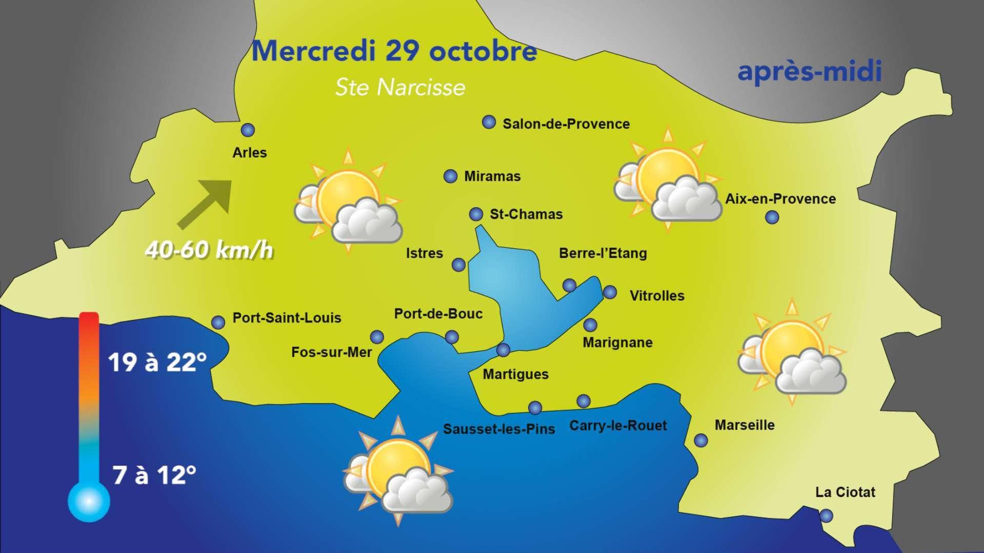 Météo du mercredi 29 octobre : vigilance jaune orage dans la soirée